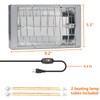 Chicken Coop Heater for Winter, Heat Lamp for Chickens 400W,