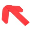Weiyiroty Plastic Centre Finder, Red Circular Center Point Finder, 4cm