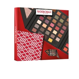 Deborah Milano Women's Make Up Beauty Gift Gift No. 3 Medium Warm Tones Including Palette of Eyeshadow, Gloss, Lipstick and Face Powder with Various Surfaces and Colours