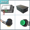 JYUDAUFU DC 6-30V Motor Speed Controller Digital Display LED 12V