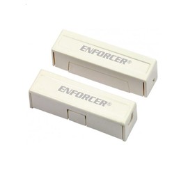 Seco-Larm Enforcer Magnetic Contact, Surface Mount (Concealed), 1-1/4 In. Gap, White