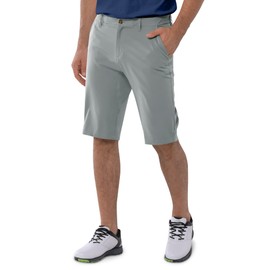 33,000ft Men's Golf Shorts Dry Fit, Lightweight Quick Dry Golf Stretch Shorts with Pockets 11" Inseam for Travel Casual
