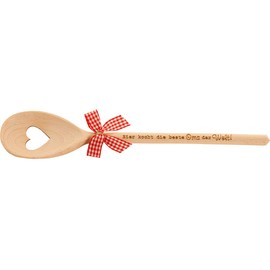 Spruchreif Wooden Cooking Spoon with Heart – Cooking Spoon with Engraving · Wooden Cooking Spoon · Wooden Spoon · Kitchen Aid · Kitchen Decoration · Gifts for Grandma · Gifts for Mum