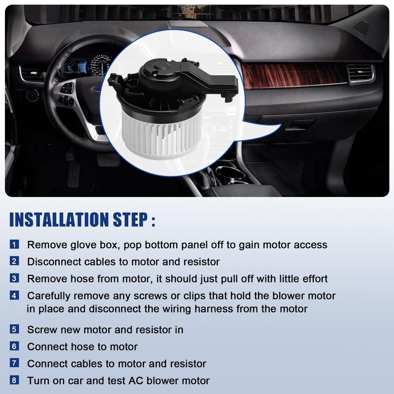 Front AC Blower Motor Fan Fits for Honda CRV CR-V