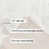 White Faux Fur Rug 3x5 Feet Soft Fluffy Rug for