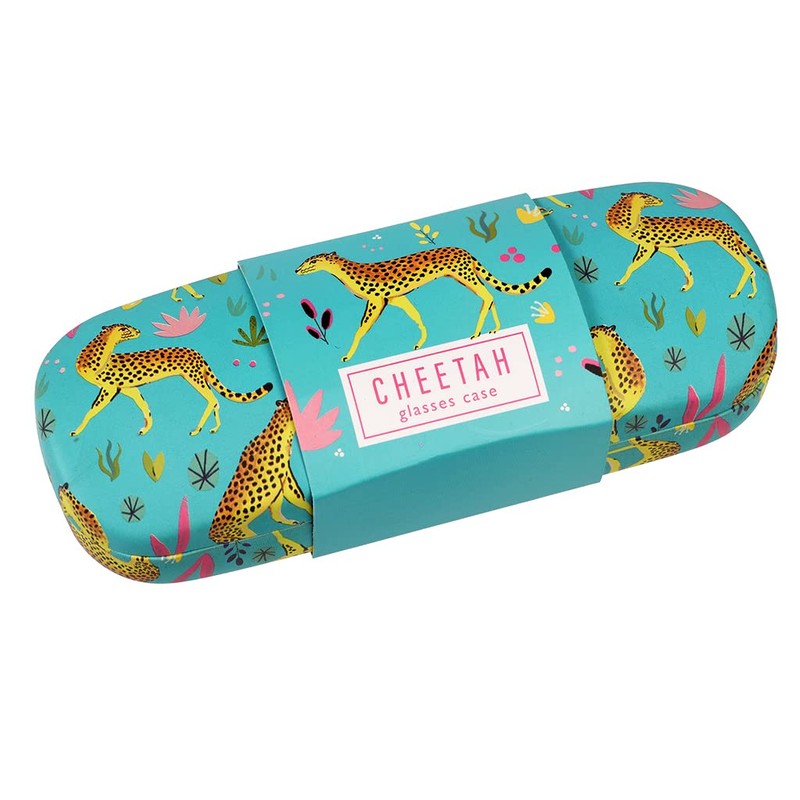 Rex London Cheetah Glasses Case & Cleaning Cloth