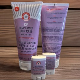 First Aid Beauty KP Bump Eraser Body Scrub 10% d‚ÄôAHA 10oz 284g + Free Anti-Chafe