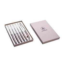 Laguiole 6er Steakmesser-Set Walnut Handle