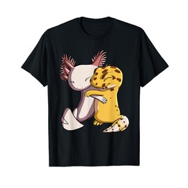 Leopard Gecko Hugging Axolotl T-Shirt