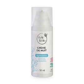 Belle&Bio Ecocert Nachtcreme, für alle Hauttypen, Cosmos zertifiziert, 50 ml
