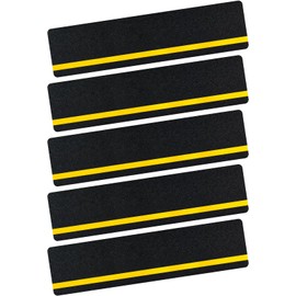 5 Pieces Anti Slip Tape with Reflective Stripe Non Slip Tape with Reflective Stripe Anti Slip Grip Tape for Stairs Anti Slip Traction Tape, 6 by 24 Inches (Reflective)