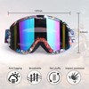 LMAVAG ATV Dirt Bike Goggles Motorcycle Motocorss Riding Racing Glasses