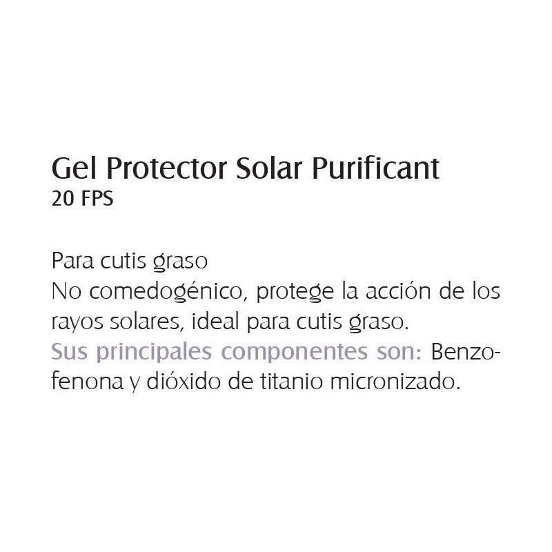 Protector Solar Gel Purificant Marant