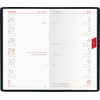 Zettler - Pocket Planner 2025 Black, 9.5 x 16 cm,