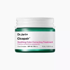 Dr. Jart+ 닥터자르트 시카페어 수딩 컬러코렉팅 트리트먼트 15ml 퍼프 기획 Dr. Jart+ Cicapair Soothing Color Correcting Treatment 15ml Puff Set