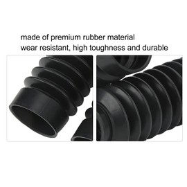Motorcycle Front Fork Boots Motorcycle Front Fork Cover Rubber Shock Dampening Easy Installation Single CL400 CB400 CB500 CB400ss 1 Pair