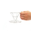 POKETLE Coffee Dripper, Stainless Steel, Wire, Water Bottle Compatible, For