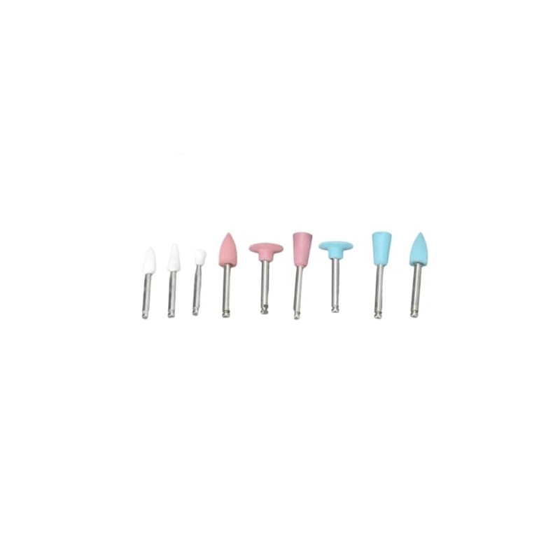 Kit de 9 pulidores de resina dental para devastar excesos