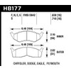 Hawk Performance HB177S.630 HT-10 Motorsport Brake Pads