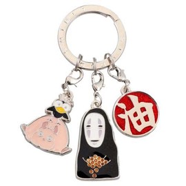 Studio Ghibli Chihiro 3 Key Ring Kaonashi