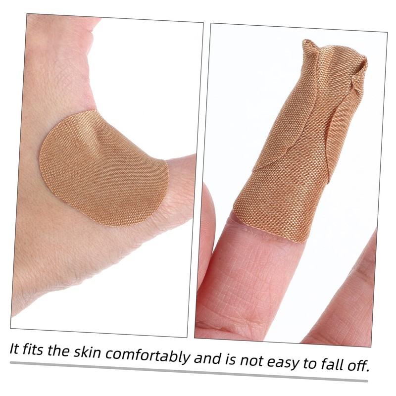 Outanaya 50pcs -finger Cots Splints Breathable Strips Nail Bandage Conforming