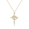 Upgraded Crown Cross Necklace for Mothers Day, Gifts for Mom