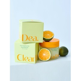 Green Tangerine Mild Dual Peeling Pads 50ea + (Free) Toner Pad Case / 청귤 마일드 듀얼 필링 패드 50ea +(증정) 토너 패드 케이스