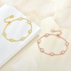 STARCHENIE Opal Bracelet for Women Simple Teardrop Bracelet 14K Gold