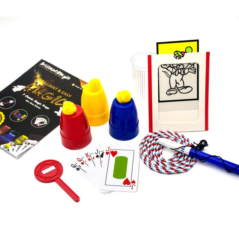 BrilliantMagic Magic Tricks Kit for Kids (Yellow) Kids Magic Tricks
