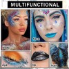 AOAZXBB Body Glitter Face Glitter Gel Holographic Sparkling Face Paint,Chunky