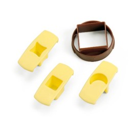 Kaiser 612706 Cookie Cutter Square 4 Pieces 4 cm