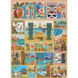 Tiki Time 1000 Piece Jigsaw Puzzle