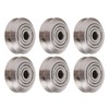 13PCS V Pulley Wheel Stainless Steel Printer Round Wheel Roller