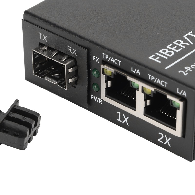 Fiber Transceiver 100M SFP to RJ45 Multifunctional Compatibility Optical Media