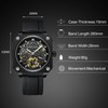rorios Wristwatches for men, mechanical automatic watch, minimalist skeleton watch,