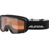 ALPINA Scarabeo S QH Ski Goggles, Unisex, A7260, Black, One