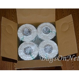 Freezer Food Storage Bags/Clear Plastic Bags On Roll, 10" W x 15" H (Width x Height), HDPE, 15 Micron, 450 Bags/Roll, 4 Rolls/Case, 1800 Bags/Case