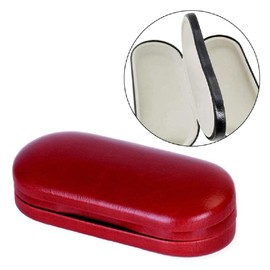 WANGFUFU Portable Glasses Case Double Eyeglasses Case Eyeglasses Holder Double Layer Glasses Case Dual- Glasses Case double eyeglasses case for 2 pair of glasses