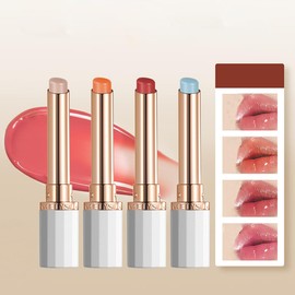 Tint Trip No Falling, Lip Fashion Lipstick, Long Lasting Lip Balm, Color Changing Lip Gloss, Long Lasting Lasting All Day Long, Zero Skin Tone, Non-peeling, Glossy-101# Nude Color