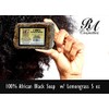 RA Cosmetics 100 Black Soap, Lemon Grass, 5 oz