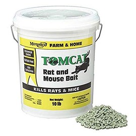 MOTOMCO 008-32345 Tomcat Rat and Mouse Bait Pellet, 10 lb
