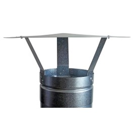FOXY METAL FABRICATION CHIMNEY CAP,GALVANISED RAIN CAP,CHIMNEY COWL TO FIT 5''/125MM FLUE PIPE/STOVE PIPE
