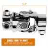 Universal Stainless Steel Steering Shaft Single U Joint | 3/4"