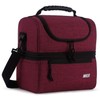 MIER Insulated Lunch Box Insulated Cool Tote Bag Lunch Kit