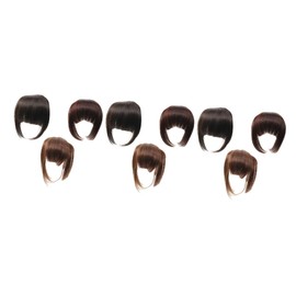 Minkissy 9pcs Hair Replacement for Women Natural Brown Light Brown Adds Suitable for Face Shapes
