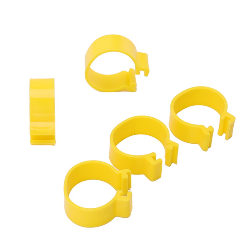 100PCS Chicken Ankle Rings Reusable Plastic Duck Leg Bands Clips