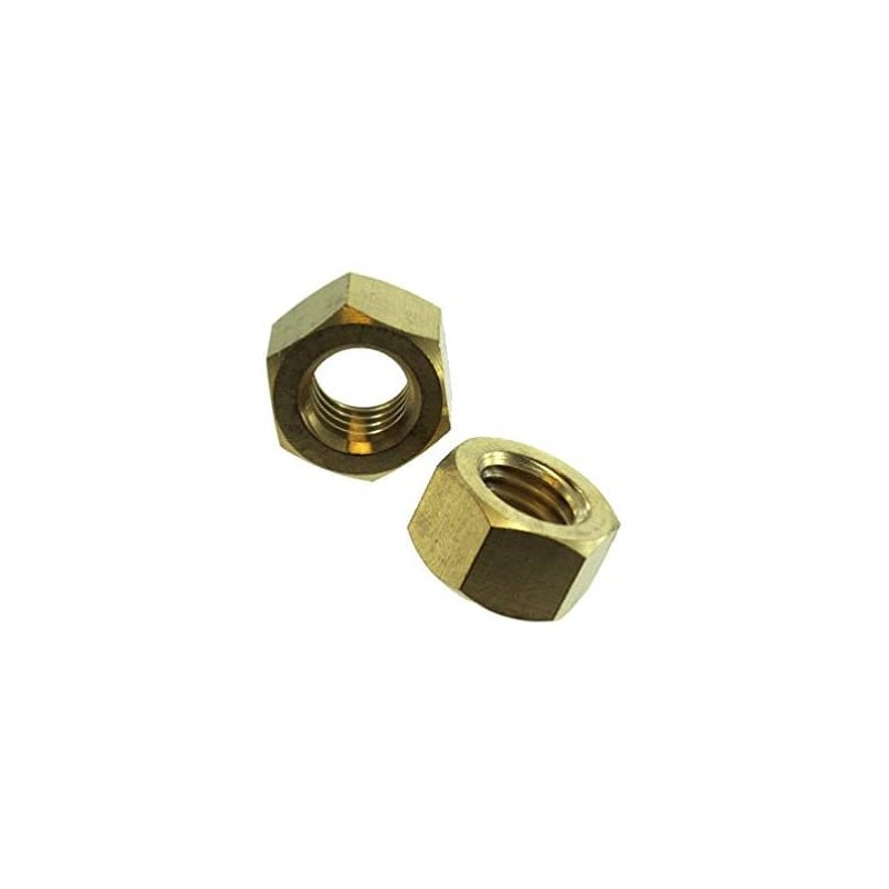 TERF® M5 Hex Hexagon Nut M5 (5mm) Brass Hex Nuts