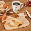 3 PAGEN® Wooden Board with Animal Design Chicken, Breakfast Board