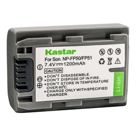 Kastar Battery for Sony NP-FP51 NP-FP50 NP-FP30 and DCR-30 DVD103 DVD105 DVD203 DVD205 DVD305 DVD92 HC20 HC21 HC26 HC30 HC32 HC36 HC40 HC42 HC46 HC65 HC85 HC96 SR40 SR60 SR80 SR100 TRV460E Cameras