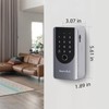 KENRONE Security Key Lock Box,Built-in Doorbell Wireless Lock Box with